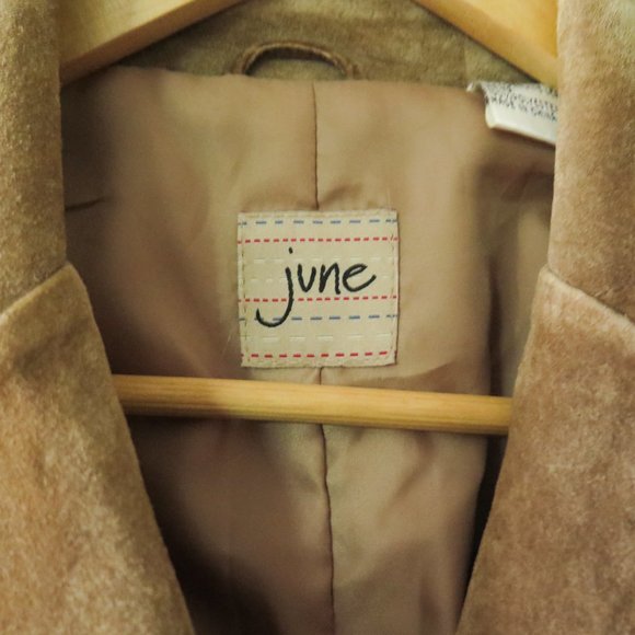 June Tan Suede Blazer - Picture 2 of 4